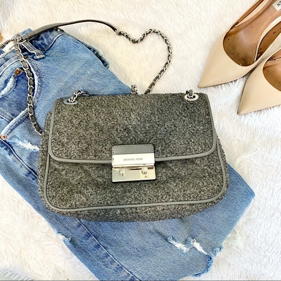 Michael Kors Sloan Quilted Wool Bag - Picture 3 of 15